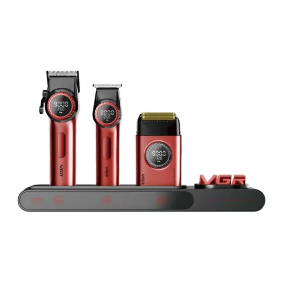 ست ماشین اصلاح حرفه‌ای وی جی آر مدل VGR-001 PRO + V977 + V377