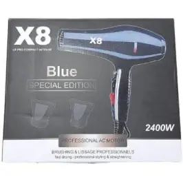 سشوار حرفه‌ای X8 موتور سنگین با قدرت 2400 وات